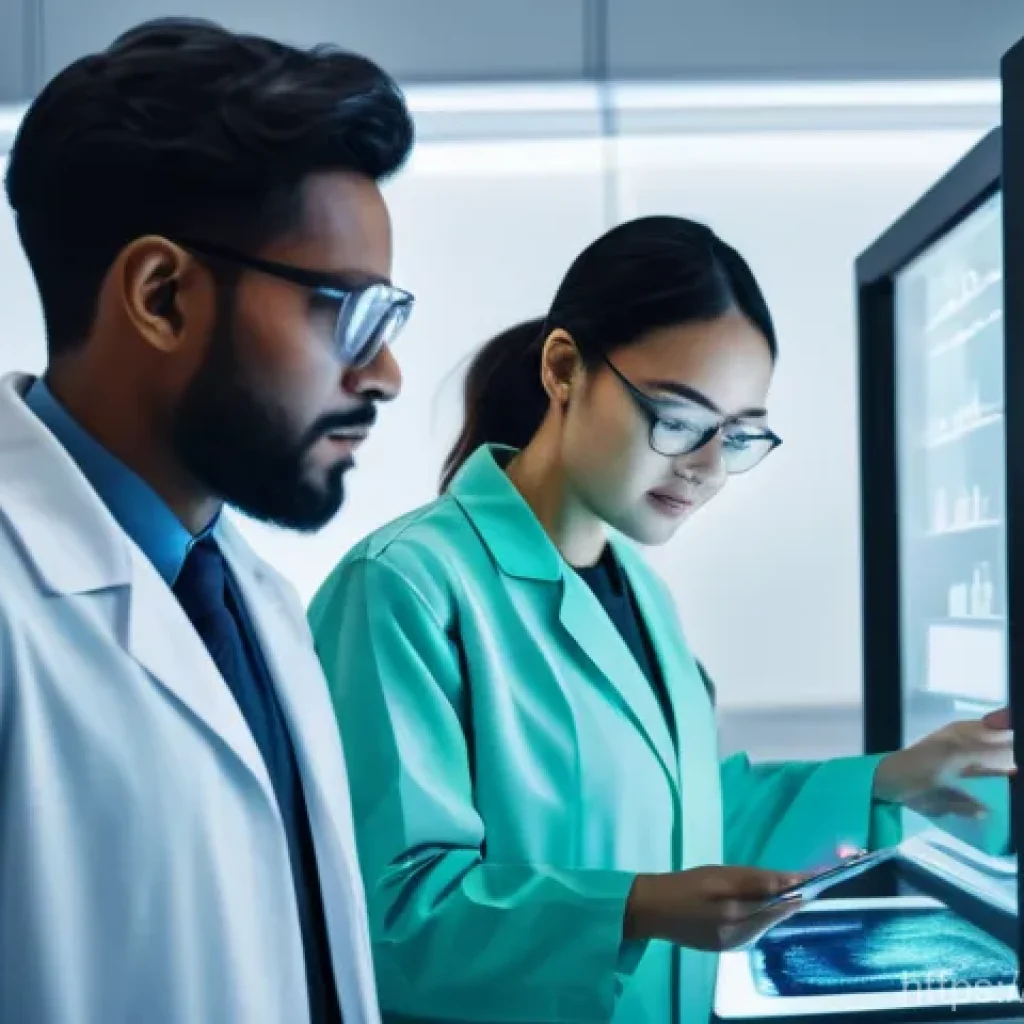 국제 공동 연구 프로젝트 사례 - **AI in Global Medical Research Collaboration**
"A vibrant, high-definition image of five divers...