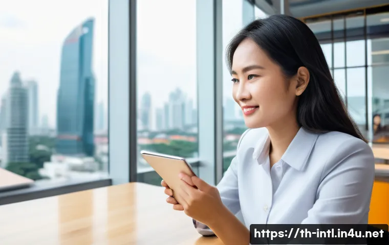 국제 회계 기준 IFRS  적용 사례 - **Prompt:** A friendly and approachable young Thai woman, similar to a knowledgeable financial exper...